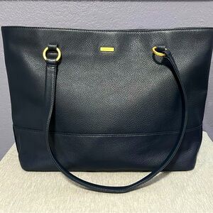 Hammitt Andersen Tote in Navy Tides